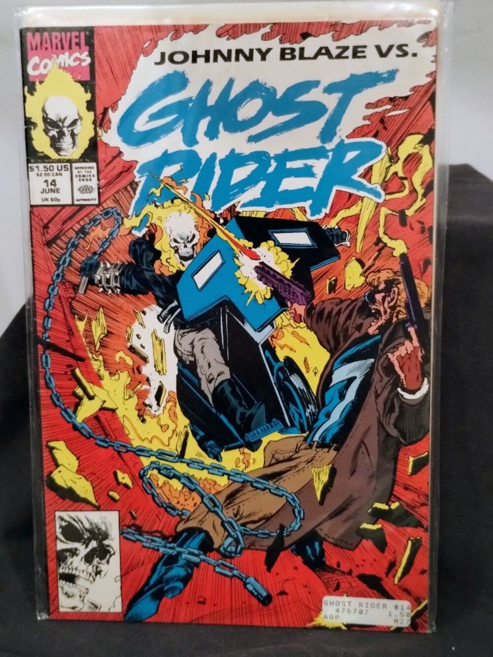 Ghost Rider #14 (1991) Iconic Mark Texeira Cover - Johnny Blaze App